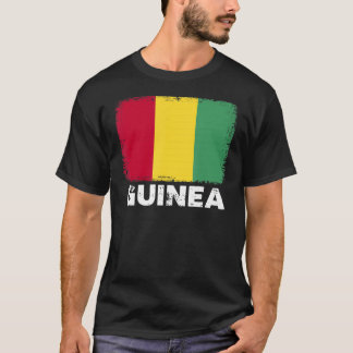 Guinea Flag Support Guinean People Women Men T-Shirt
