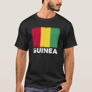 Guinea Flag Support Guinean People Women Men T-Shirt