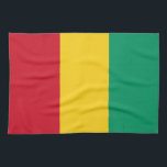 Guinea Flag Tea Towel<br><div class="desc">Patriotic flag of Guinea.</div>