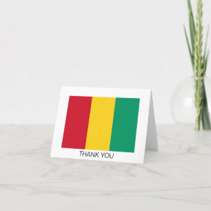 Guinea Flag Thank You Card
