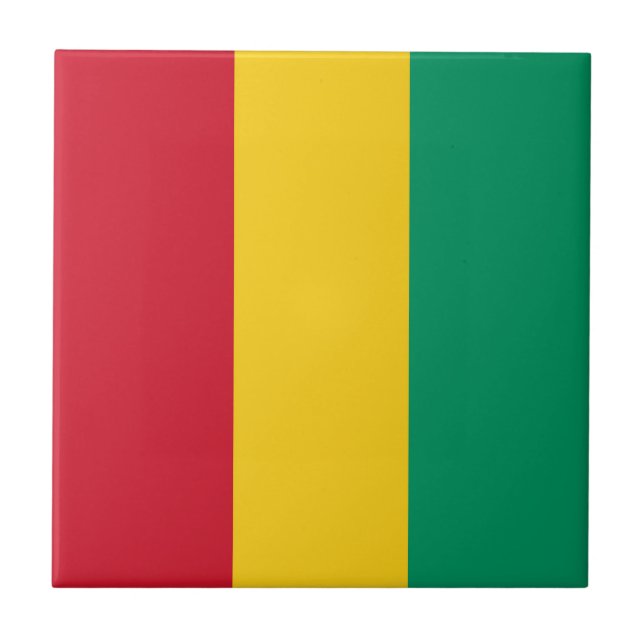 Guinea flag tile (Front)