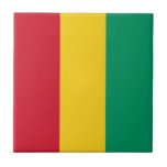 Guinea Flag Tile<br><div class="desc">Patriotic flag of Guinea.</div>