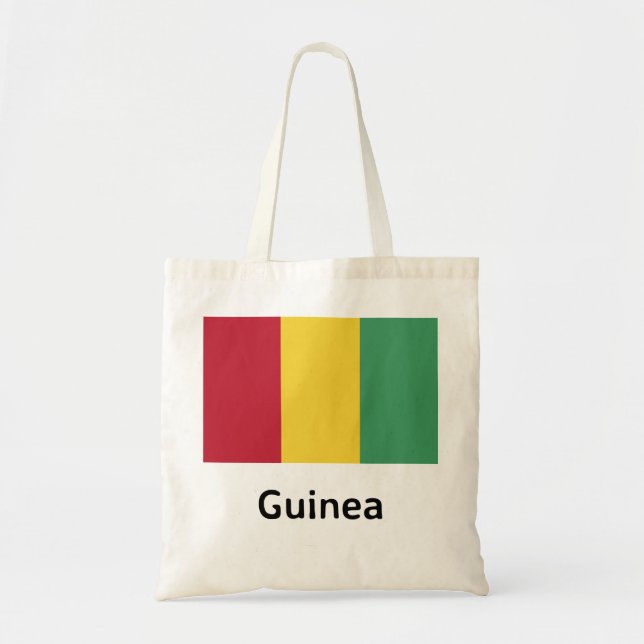 Guinea Flag Tote Bag (Front)