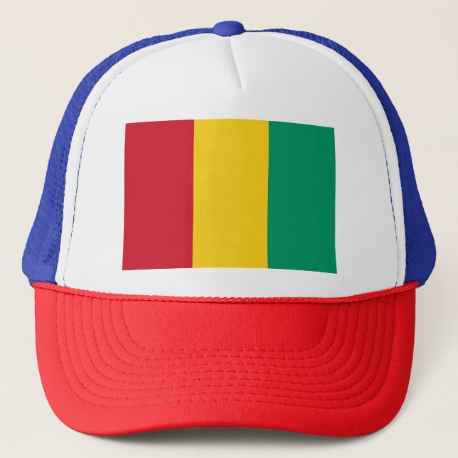 Guinea Flag Trucker Hat (Front)