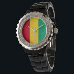 Guinea flag watch<br><div class="desc">An ideal gift for all those who are patriotic of their country!</div>
