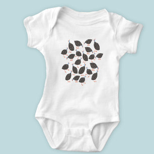 Guinea Fowl Birds Baby Bodysuit