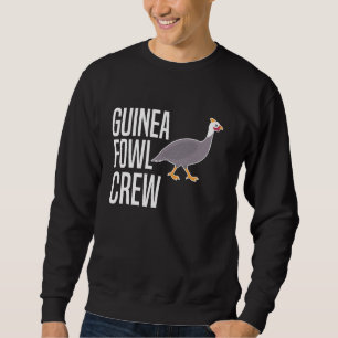 Guinea Fowl Chicken Bird Crew Sweatshirt
