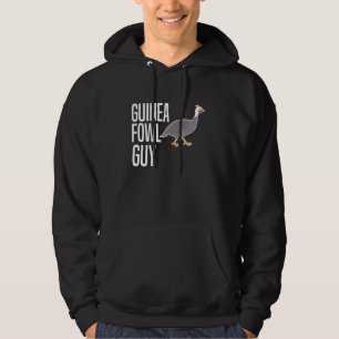 Guinea Fowl Chicken Bird Guy Hoodie