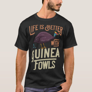 Guinea Fowl  Chicken Hen Farmer T-Shirt