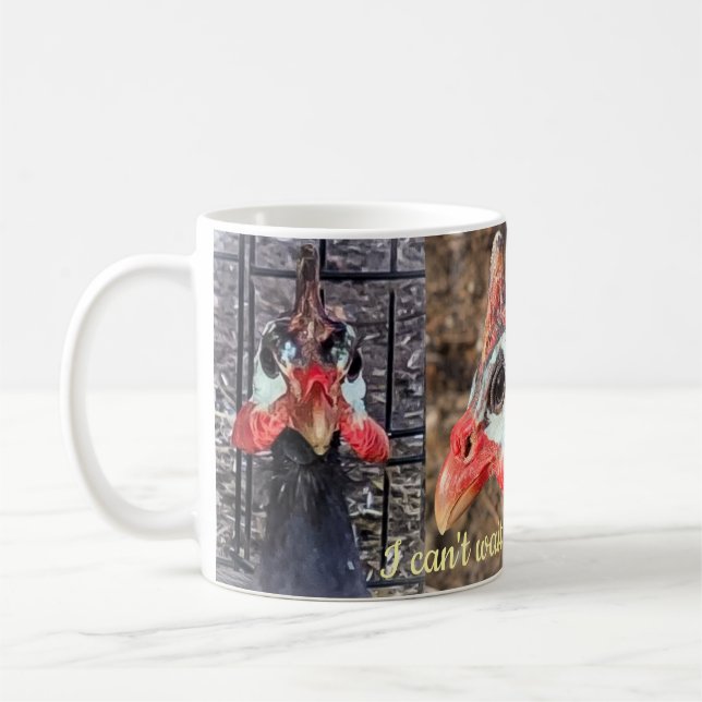 Guinea Fowl Coffee Mug (Left)
