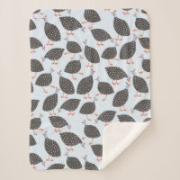 Guinea Fowl Cute Bird Pattern