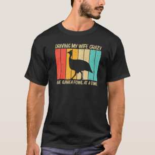 Guinea Fowl For Men Boys Dad Guinea Hen Poultry T-Shirt