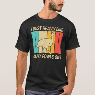 Guinea Fowl For Men Women Bird Chicken Farm 1 T-Shirt
