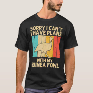 Guinea Fowl For Men Women Bird Chicken Farm T-Shirt