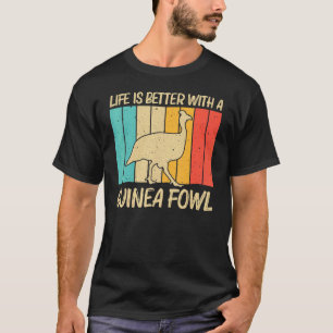 Guinea Fowl For Men Women Bird  Chicken Farm T-Shirt