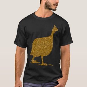 Guinea Fowl  For Women Girl Pearl hen Bird Animal T-Shirt