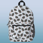 Guinea Fowl Fun Printed Backpack<br><div class="desc">Cute Guineafowl pattern for bird lovers.  Original art by Nic Squirrell.</div>