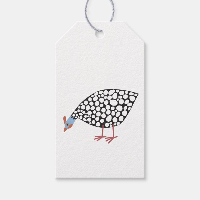 Guinea Fowl Gift Tags (Front)