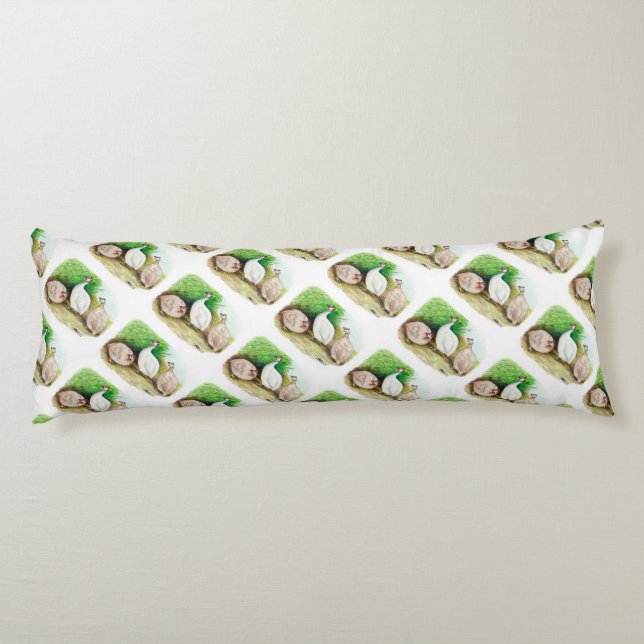 Guinea Fowl Outside Body Cushion (Back)