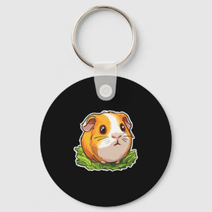 Guinea G Cute Animals Guinea G Comfort Colors Adul Key Ring