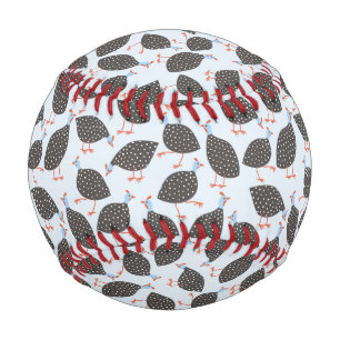 Guinea Hen Bird Pattern Baseball