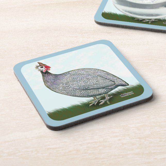 Guinea Lavender On Watch Coaster (Left Side)