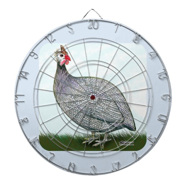 Guinea Lavender On Watch Dartboard (Front)