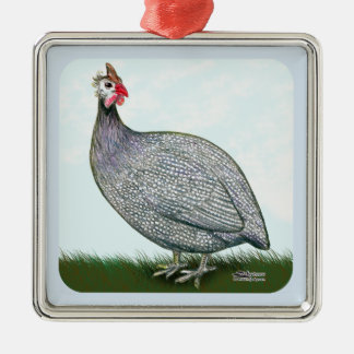 Guinea Lavender On Watch Metal Tree Decoration
