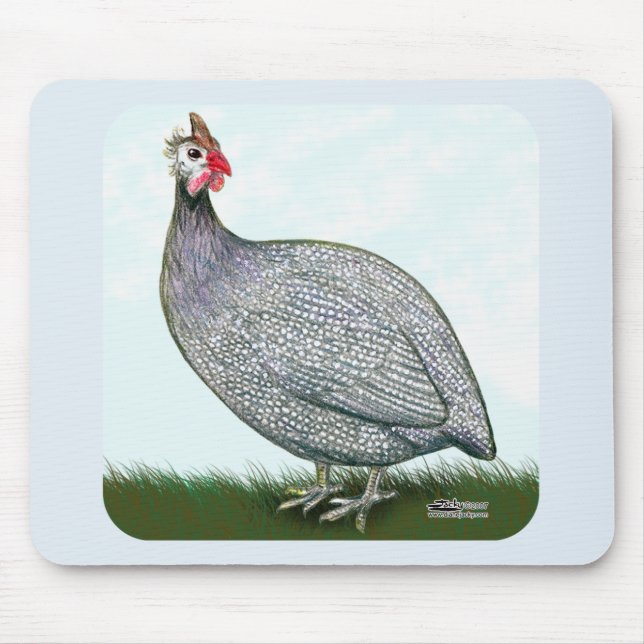 Guinea Lavender On Watch Mouse Pad (Front)