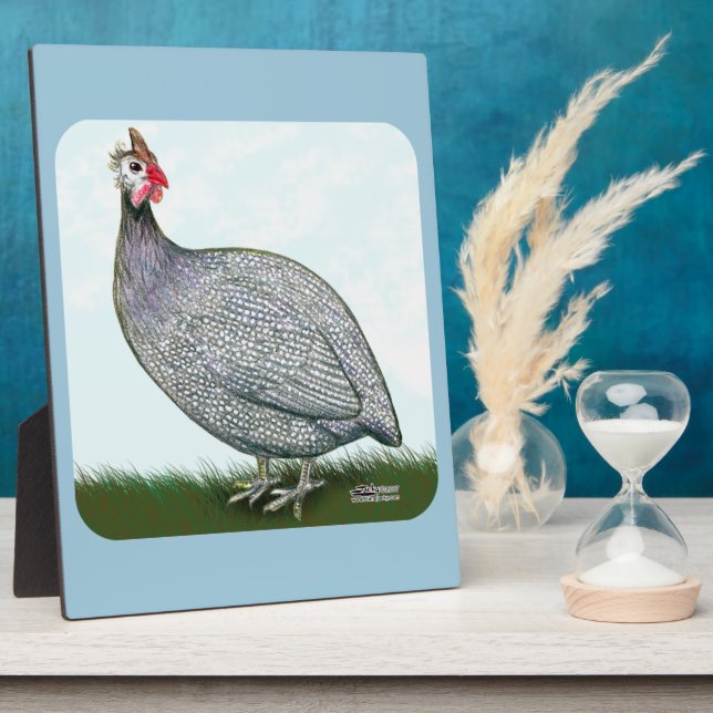 Guinea Lavender On Watch Plaque (Side)