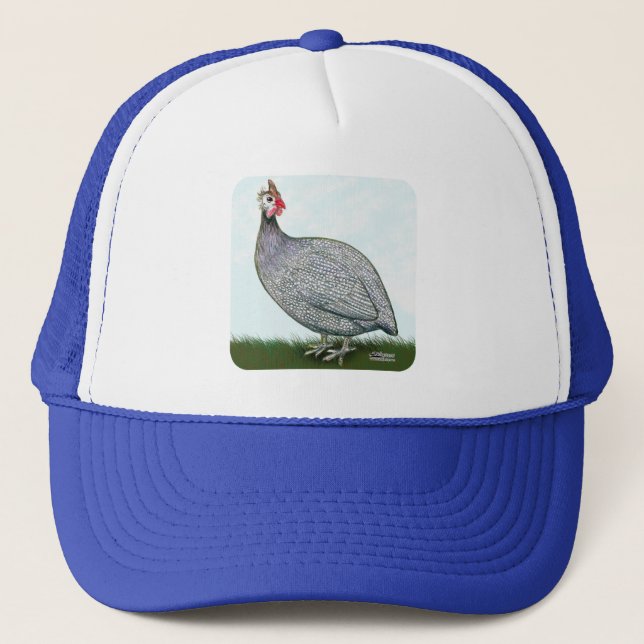 Guinea Lavender On Watch Trucker Hat (Front)