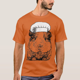 Guinea Pig Animal Chef Funny Cooking Cook  T-Shirt