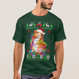 Guinea Pig Animal Uglyer Christmas  T-Shirt