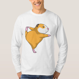 Guinea pig at Yoga Stretching exercise T-Shirt