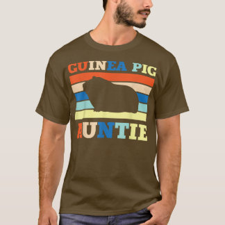 Guinea Pig Aunt Retro Vintage Apparel - Novelty Au T-Shirt