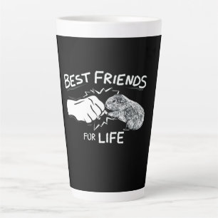 Guinea Pig Best Friends For Life Funny Guinea Pig Latte Mug