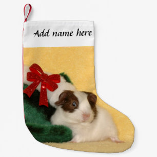 Guinea Pig bow Christmas Stocking