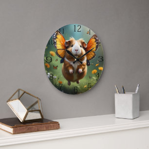 Guinea Pig Butterfly, Large Clock