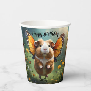 Guinea Pig Butterfly, Paper Cups