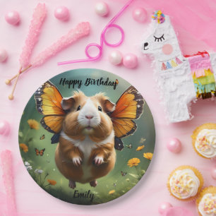 Guinea Pig Butterfly, Paper Plate
