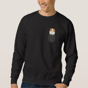Guinea Pig Chest Pocket Guinea Pig Breeder   Sweatshirt