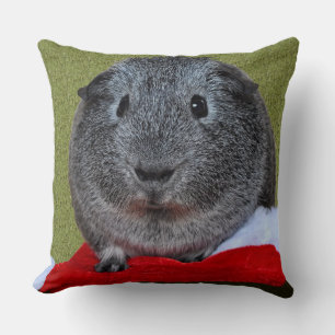 Guinea Pig Christmas Cushion