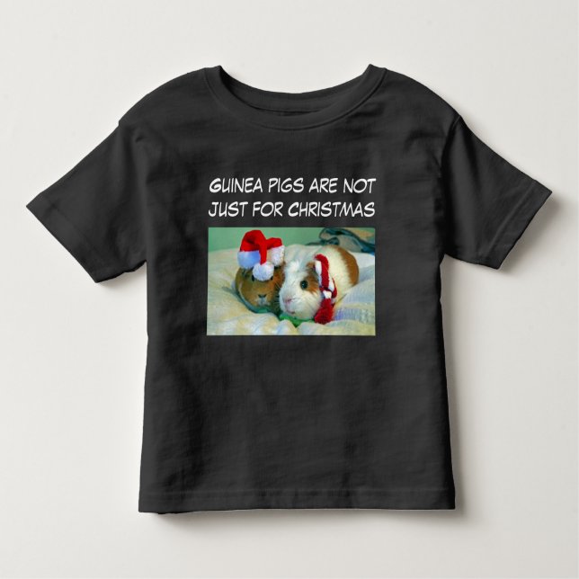 Guinea pig Christmas hoodie Toddler T-Shirt (Front)