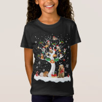 Guinea Pig Christmas On Winter Tree Goat Lover Paj