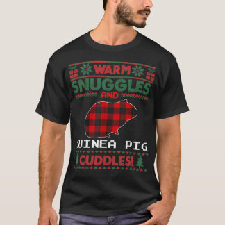 Guinea Pig Christmas Pajama Ugly Christmas Sweate T-Shirt