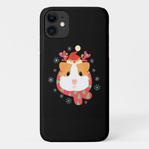 Guinea Pig Christmas Reindeer Case-Mate iPhone Case
