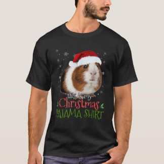 Guinea Pig Christmas This Is My Christmas Pajama T-Shirt