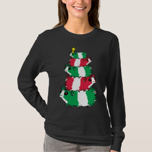 Guinea Pig Christmas Tree Funny Cute Holiday Carto T-Shirt