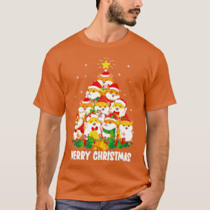 Guinea Pig Christmas Tree Xmas Cute Guinea Pig Fun T-Shirt