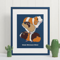 Guinea Pig Collage Personalised